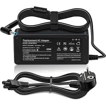 شاحن إتش بي 19.5 فولت 3.34 أمبير أزرق