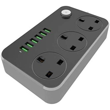 Ldnio SK3662 6 يو اس بي 3 مقابس كهرباء 2 متر