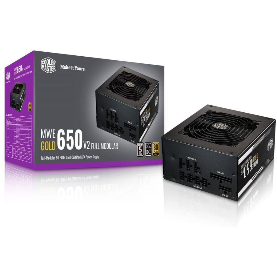 مزود طاقة كولر ماستر 650 واط جولد V2